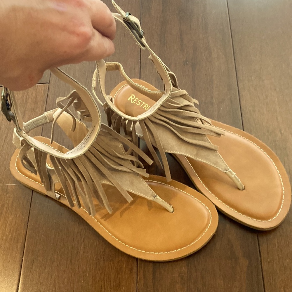 Size 8.5 sandals.